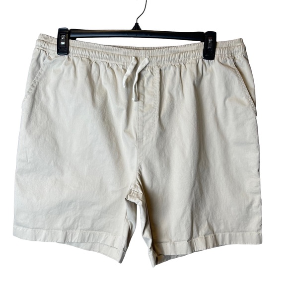 chubbies Shorts Chubbies Mens Drawstring Khaki Shorts 7 Size Xxl